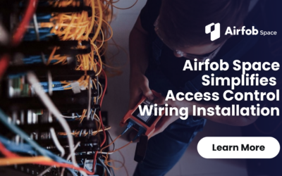 Streamlining Access: Airfob Space Simplifies Access Control Wiring Chaos!